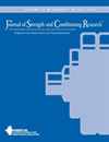 JOURNAL OF STRENGTH AND CONDITIONING RESEARCH雜志封面